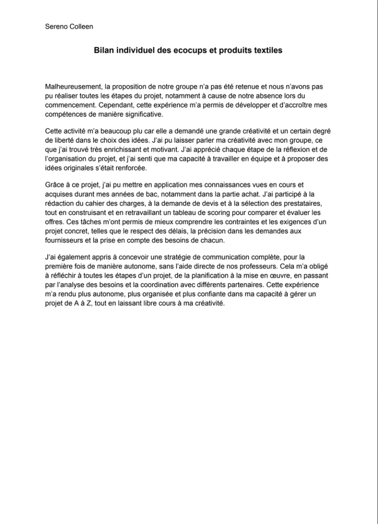 bilan